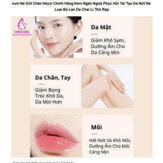 Combo 5 lọ Kem Hương Đào Hết Nứt Nẻ Da Chân Tay Miệng Dưỡng Ẩm Mịn Ngay Sau Khi Thoa 20g