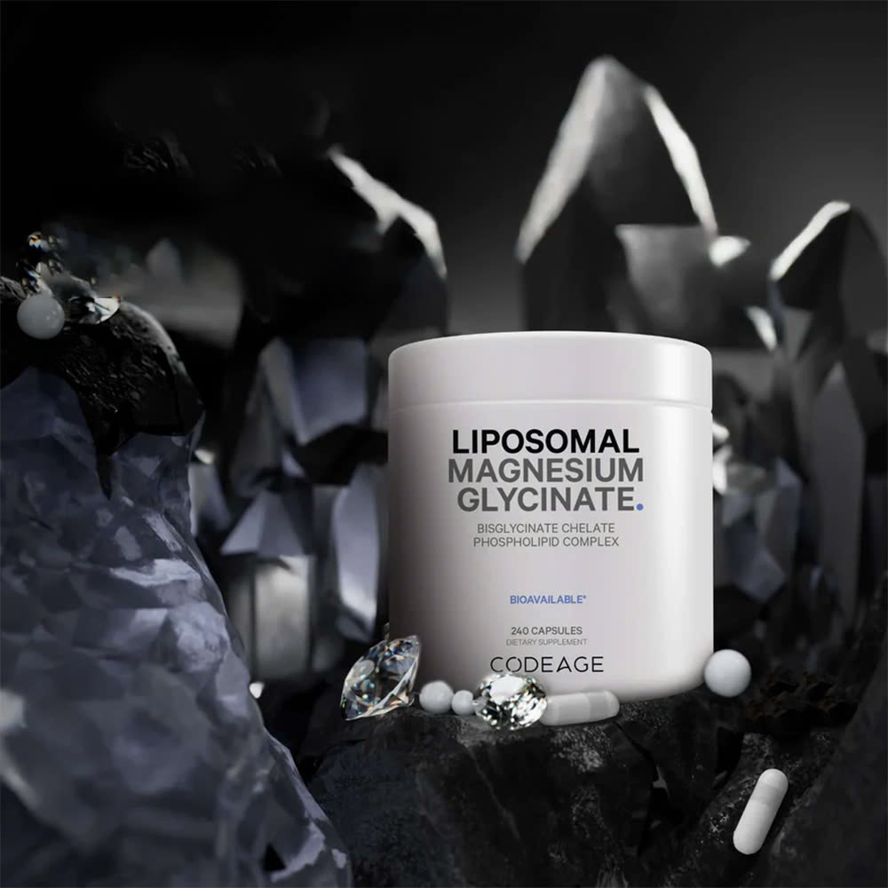 Viên bổ sung Magie Codeage Liposomal Magnesium Glycinate Mỹ - Hộp 240 viên nang