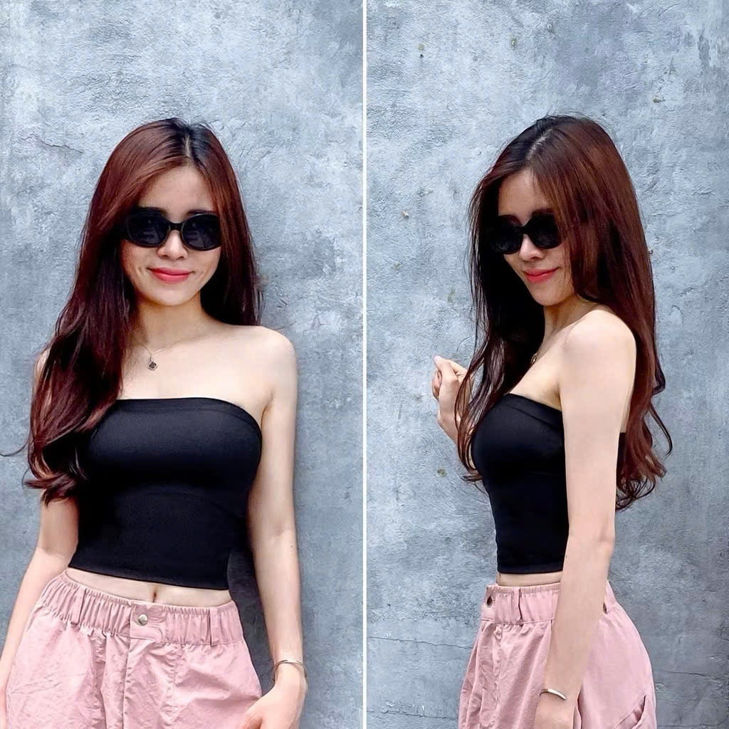 Áo Quây Nữ Cotton A136 Thời Trang Hottrend Gladimax, Áo Croptop Basic Thời Trang Trẻ Trung Vải Dày Dặn Thoáng Mát