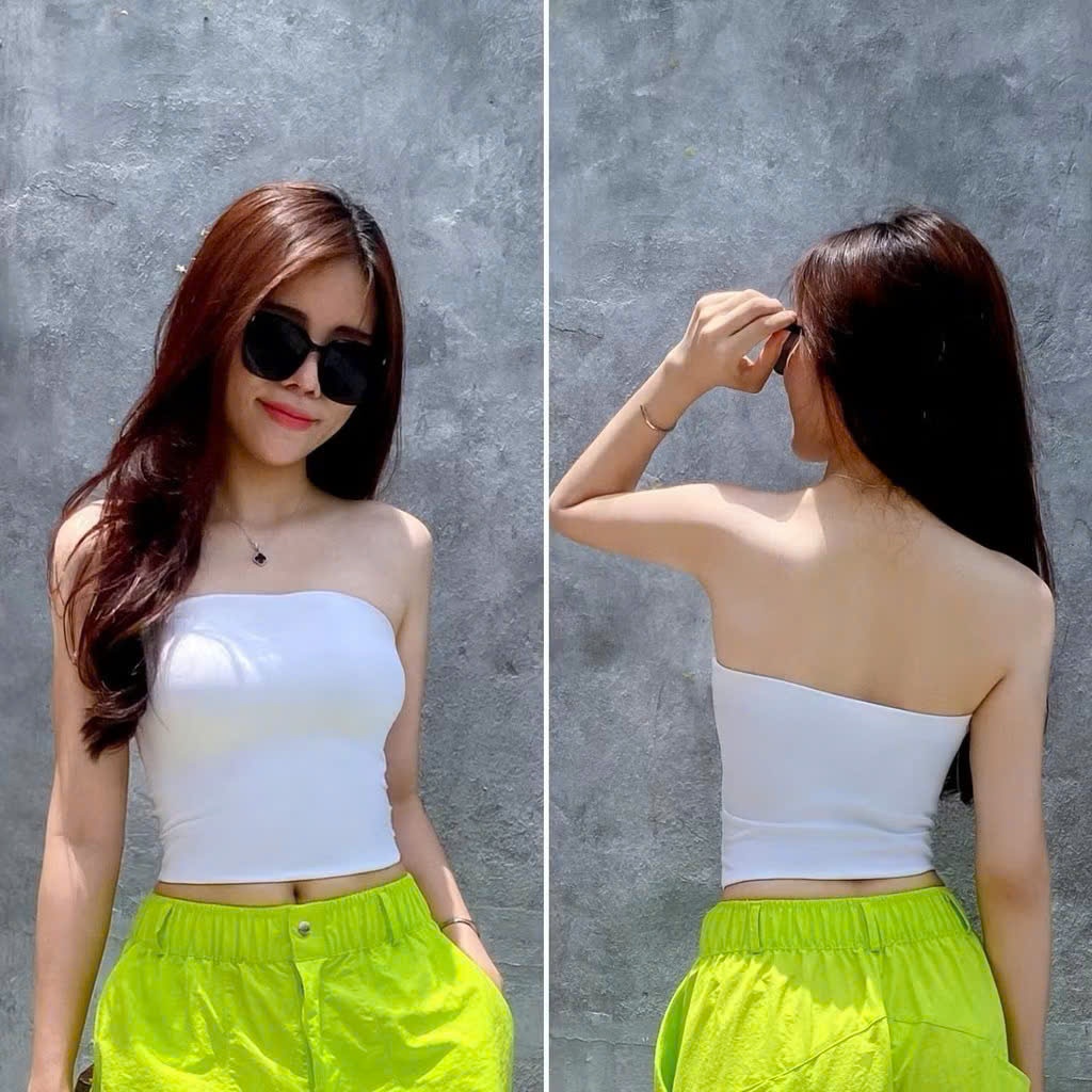 Áo Quây Nữ Cotton A136 Thời Trang Hottrend Gladimax, Áo Croptop Basic Thời Trang Trẻ Trung Vải Dày Dặn Thoáng Mát