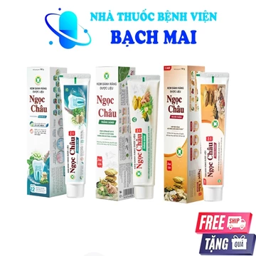 Ngọc Châu Kem đánh răng dược liệu 100g/170g - Làm sạch, ngừa sâu răng, mảng bám răng Hoa Linh
