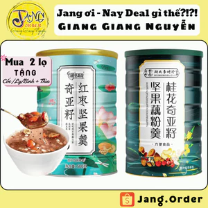 Bột củ sen/củ sắn mix ngũ cốc + táo đỏ + hạt Chia...