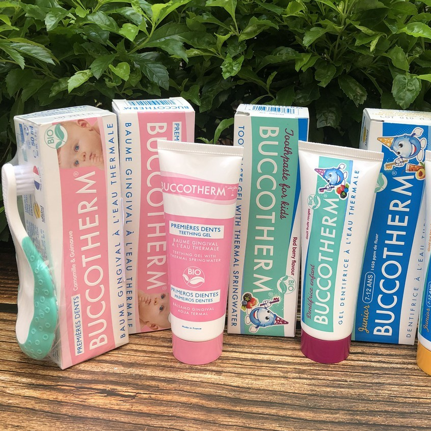 Kem đánh răng hữu cơ cho trẻ em Buccotherm Baby/ Kid Toothpaste 50ml