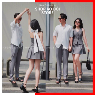 Đồ đôi nam nữ mới nhất, set đồ cặp nam nữ, shop đồ đôi , couple đồ đôi, áo váy cặp nam nữ flash sale