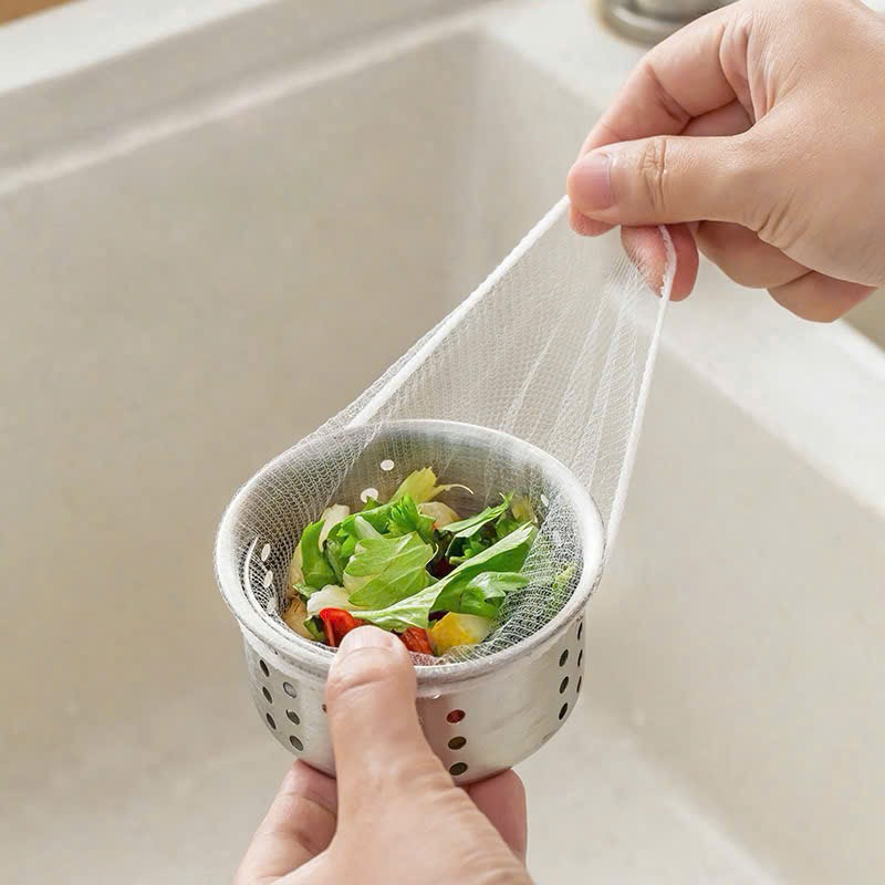 Hộp 100 túi lọc bồn rửa tiện lợi