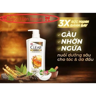 (Combo 2 Chai) Dầu gội CLEAR 630g (9 Thảo Dược Quý)