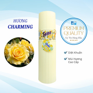 Xịt Phòng Sọc Sumo 400ml .Hương Thơm diệu Nhẹ có 3 hương lựa chọn Hương Charming, Hương Essence, Hương Chanette