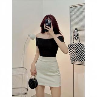 Áo trễ vai sang chảnh, co giãn tốt.- ms 001