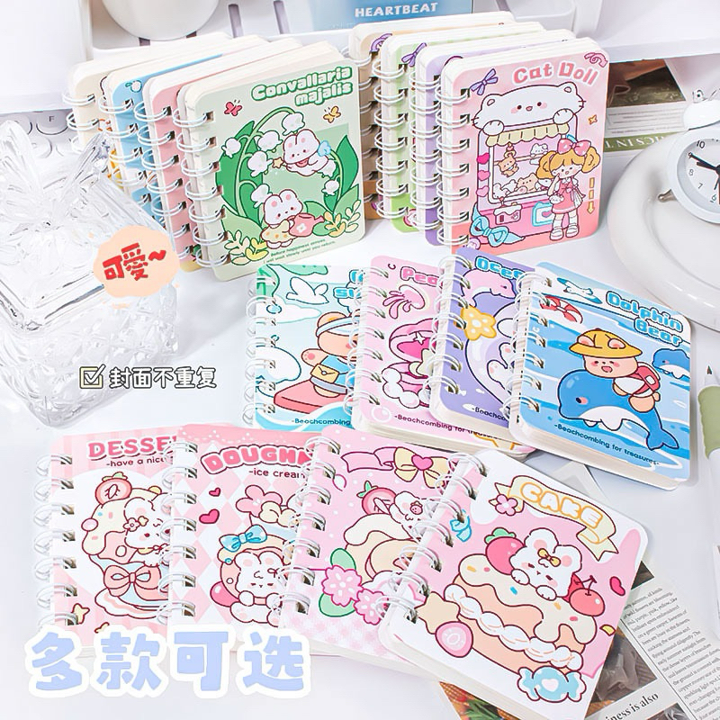 Sổ Tay Ghi Chép Mini Sổ Note Mini Cute, Sổ Nhật Ký Nhỏ Dễ Thương Lò Xo ...