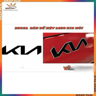 Tem dán đổi màu logo KIA mới (1cặp trước sau)
