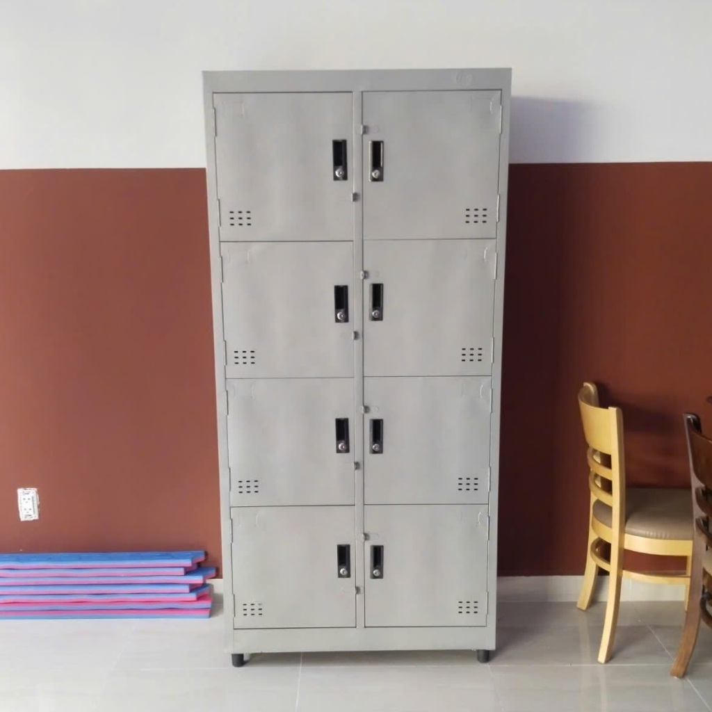 Tủ locker sắt 15 ngăn đựng đồ dùng cá nhân, giá tốt tại xưởng.