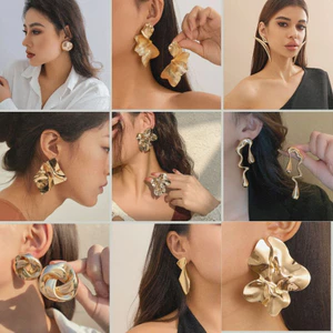 Khuyên Tai, Hoa Tai Tạo Hình Cá Tính Size Lớn MBTCT01