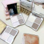 Bảng phấn tạo khối 4 ô chính hãng highlight bắt sáng tự nhiên lâu trôi