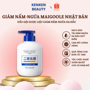 Dầu gội Maigoole giảm nấm ngứa da đầu Nhật Bản, dầu gội dược liệu nấm da đầu, giảm ngứa, giúp tóc chắc khoẻ,sạch gàu