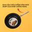 Chảo chống dính vân đá SRAPP, chảo chống dính bếp từ đáy 5 lớp cực dày dặn đường kính 26-28cm