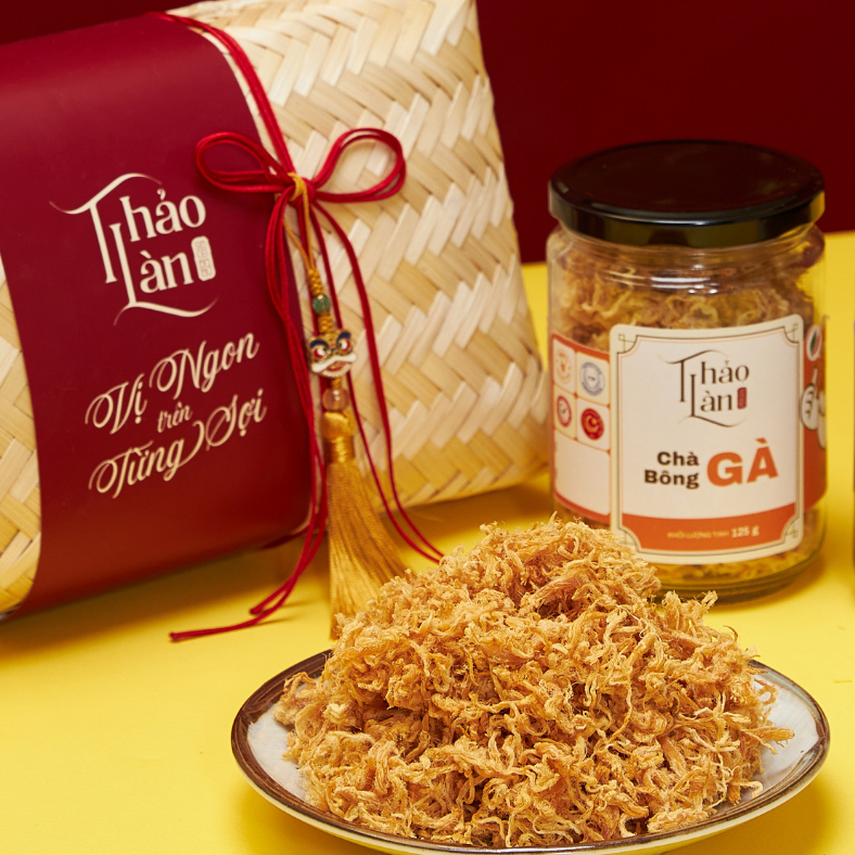 CHÀ BÔNG GÀ CAO CẤP THẢO LÀN FOODS 125G