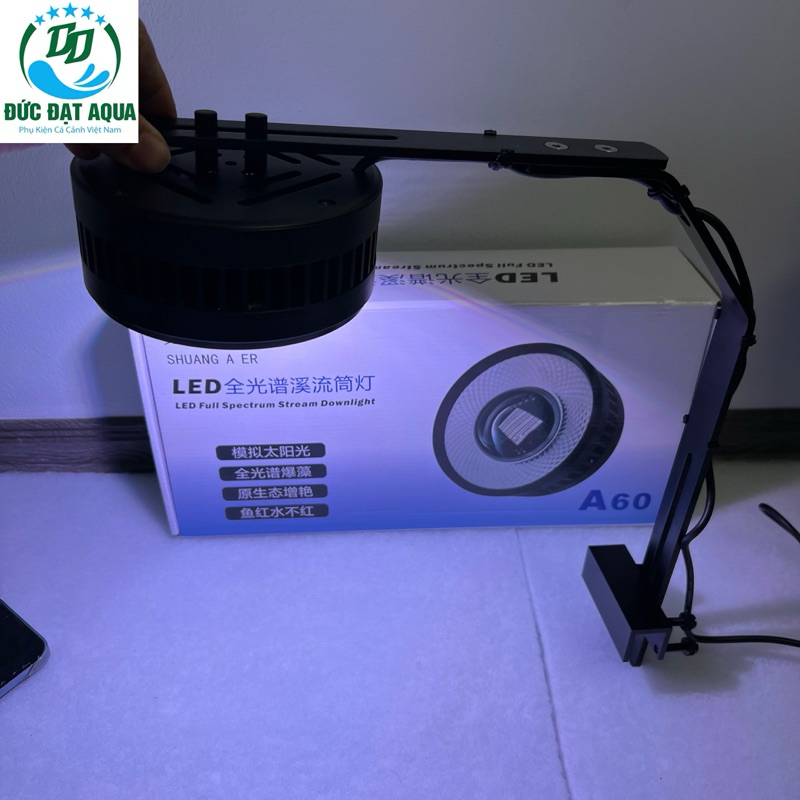 A60 phiên bản nâng cấp của ZAQUA RGB + UV công xuất cao 60 & 80W dimmer và hẹn h đỏ cá không đỏ nước 2