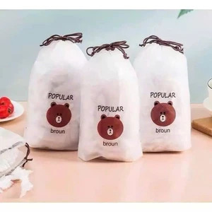 Túi Màng Bọc Thực Phẩm PE,Túi Gấu Có Chun Bọc Đồ Ăn Co Giãn Siêu Dai, Bọc Thực Phẩm.