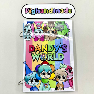 Đồ chơi bóc dán Dandy's World búp bê Gacha 7 nhân vật - Búp bê giấy