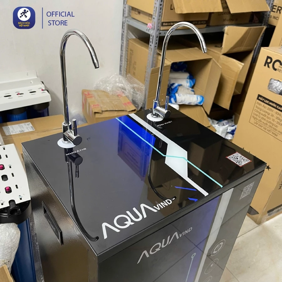 Máy Lọc Nước RO + ION KIỀM 2 Vòi 5 -11 Cấp Lọc AQUA  MVS ( UỐNG TRỰC TIẾP - không nóng lạnh)