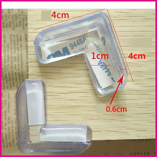 Miếng silicon bịt góc bàn chụp 3 mặt bảo vệ an toàn cho trẻ nhỏ babyhome