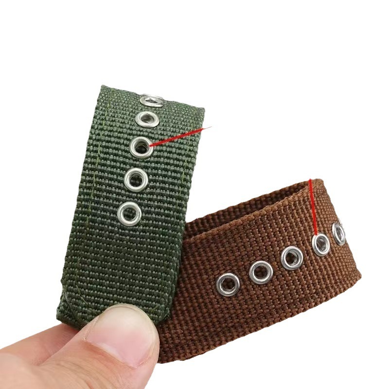 Dây Đồng Hồ Vải Dù Nato Khoen Trắng - Size 16/18/20/22mm | BigBuy360 - bigbuy360.vn