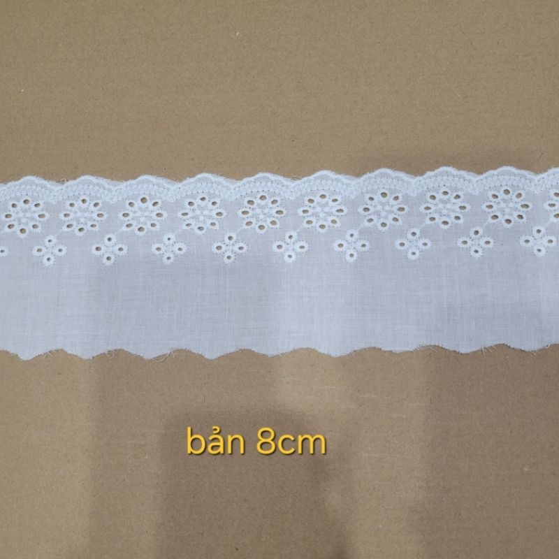 Trắng bản 8cm mã 2