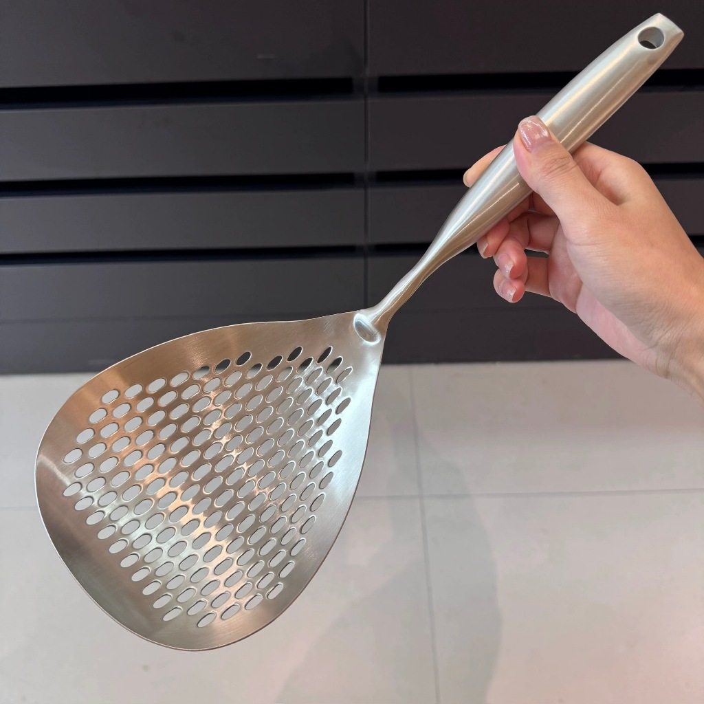 Vợt Rau Củ Inox 304, Vợt Mì Bún Bản To