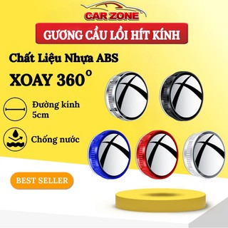 Gương Cầu Lồi Ô Tô HÍT KÍNH VERSION 2 – Xoay 360 Độ Xóa Điểm Mù Hiệu Quả, Gắn Cực Kì Chắc Chắn