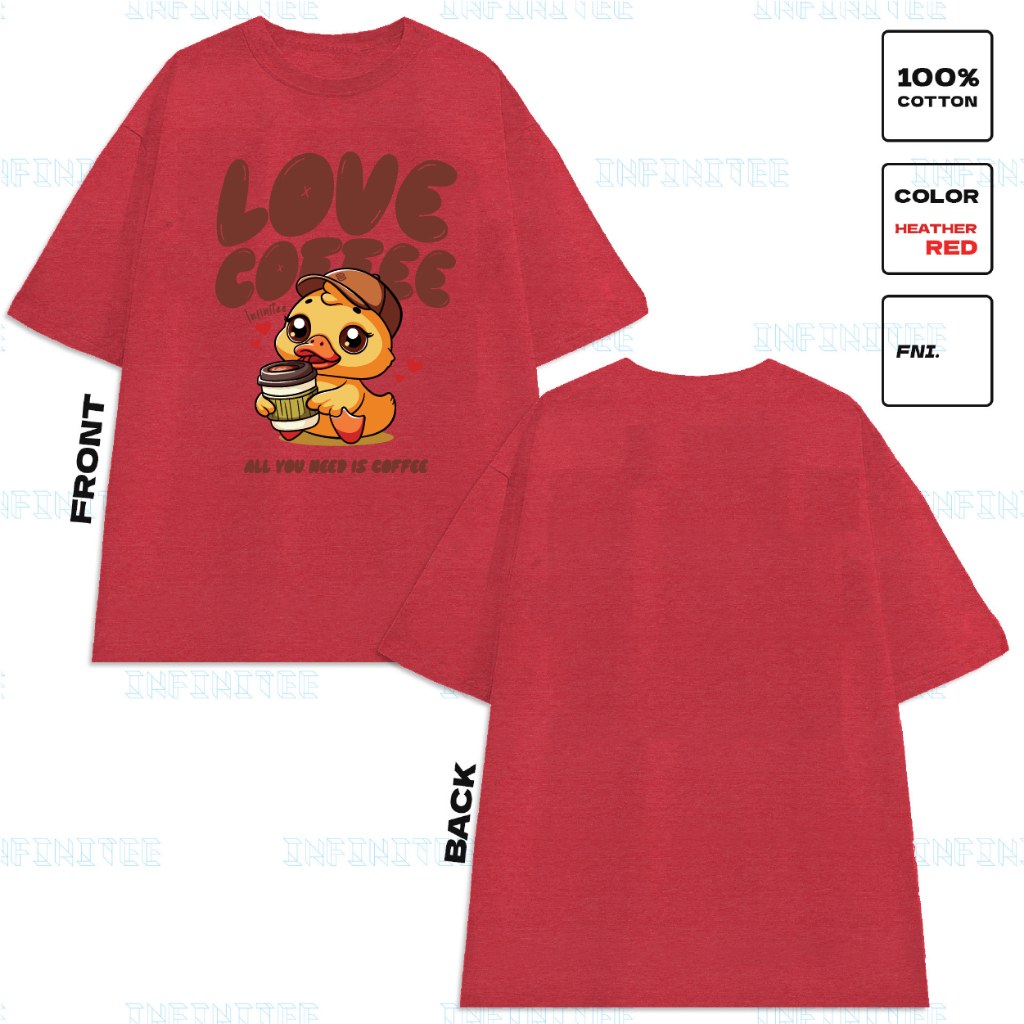 Ao thun INFINITEE Fni24065 Thun 100% Cotton - form rộng Unisex.