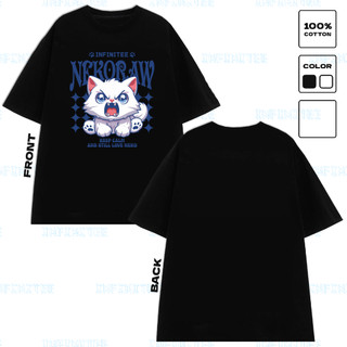 Áo thun INFINITEE Fni24066 Thun 100% Cotton - form rộng Unisex.