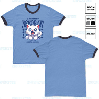Áo thun INFINITEE Fni24066 Thun 100% Cotton - form rộng Unisex.
