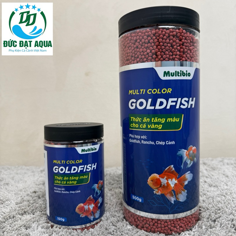 Multi Color GoldFish - 150g-500g hạt nổi. Thức ăn tăng màu cao cấp cho cá vàng, ranchu, chép cảnh