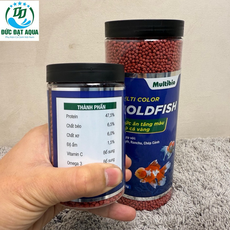 Multi Color GoldFish - 150g-500g hạt nổi. Thức ăn tăng màu cao cấp cho cá vàng, ranchu, chép cảnh 3