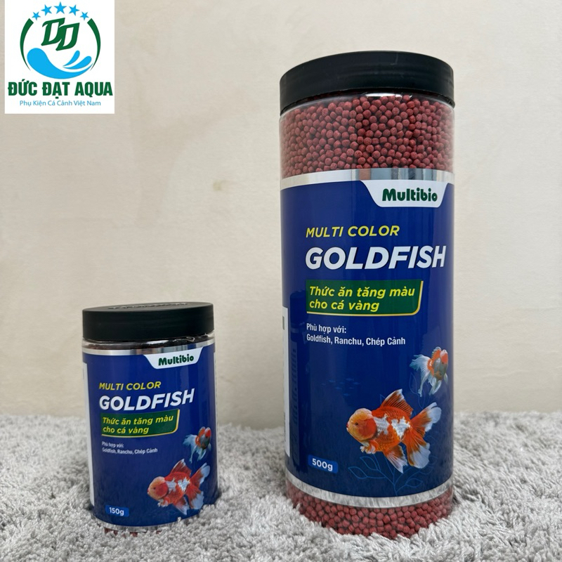 Multi Color GoldFish - 150g-500g hạt nổi. Thức ăn tăng màu cao cấp cho cá vàng, ranchu, chép cảnh 4