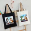 Túi Tote canvas bộ sưu tập Tranh Long Hổ Tranh Đấu Cute ngộ nghĩnh túi vải đeo vai phong cách thời trang đựng đồ tota69