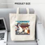 Túi Tote canvas bộ sưu tập Tranh Long Hổ Tranh Đấu Cute ngộ nghĩnh túi vải đeo vai phong cách thời trang đựng đồ tota69