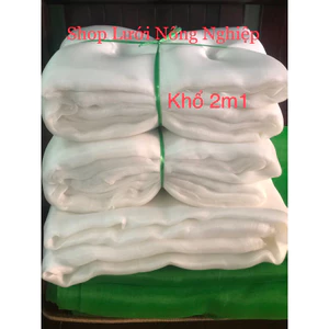 Lưới chắn côn trùng Khổ 2m1 Trắng. Lưới trồng rau, nhà lưới, lưới nuôi cá, chống muỗi, chống côn trùng