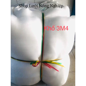 Lưới chắn côn trùng Khổ 3M4 Trắng. Chống côn trùng, Lưới trồng rau, nhà lưới, lưới nuôi cá, chống muỗi