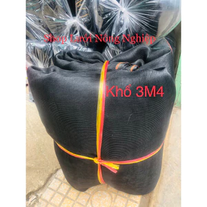 Lưới Chắn Côn Trùng Khổ 3m4 Đen, Lưới Trồng Rau, Lươi Che Tiêu. Lưới Chống Muối cho nhà cửa và vật nuôi