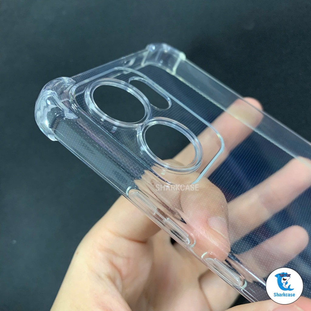 Ốp lưng Oppo Reno 13F, 13, 13 Pro 5G silicon dẻo trong suốt bảo vệ cam Vỏ bao điện thoại sharkcase