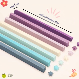 [HỎA TỐC] Giấy Gấp Sao 540 Tờ Dài 24cm, Nhiều Màu Sắc Nhiều Sự Lựa chọn, Giấy gấp sao Origami