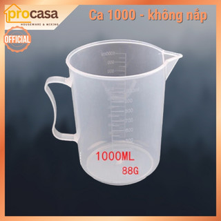 Ca đong định lượng pha chế - ca đong nhựa có vạch chia định lượng nhựa cao cấp