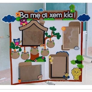 Combo 5 Tấm bìa carton 3 lớp làm các đồ tự tạo mầm non khổ A3, A4, A5