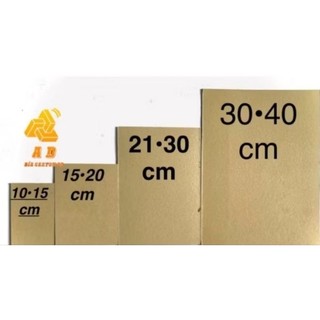 Combo 5 Tấm bìa carton 3 lớp làm các đồ tự tạo mầm non khổ A3, A4, A5