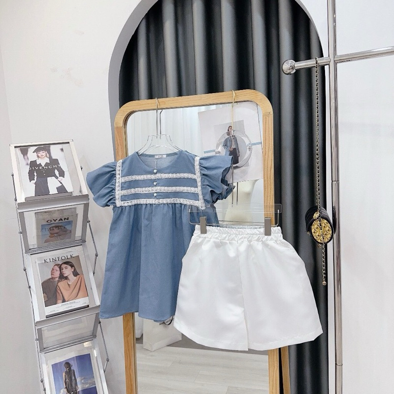 Sét bộ short bigsize che bụng siêu dễ thương (SR331)