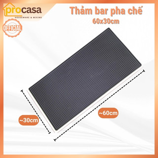 Thảm Bar Cao Su Quầy Pha Chế - thảm bar chống trượt cao cấp 60x30 - 45x30 - 30x15 - 60x8cm