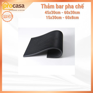 Thảm Bar Cao Su Quầy Pha Chế - thảm bar chống trượt cao cấp 60x30 - 45x30 - 30x15 - 60x8cm