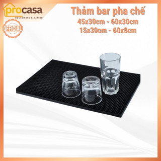 Thảm Bar Cao Su Quầy Pha Chế - thảm bar chống trượt cao cấp 60x30 - 45x30 - 30x15 - 60x8cm