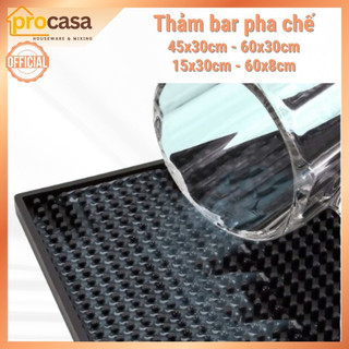 Thảm Bar Cao Su Quầy Pha Chế - thảm bar chống trượt cao cấp 60x30 - 45x30 - 30x15 - 60x8cm